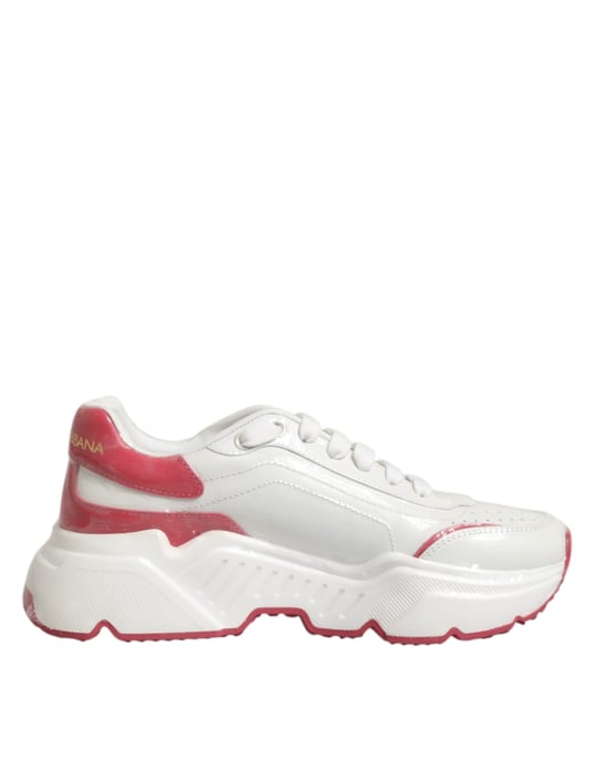 Dolce & Gabbana Witte Roze Daymaster Lage Sneakers Schoenen - Image 1