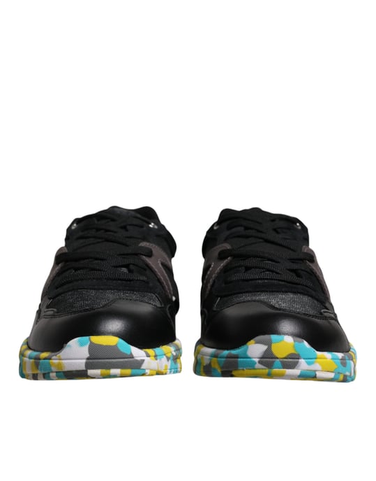 Dolce & Gabbana Zwarte Polyester Lage Heren Sneakers Schoenen - Image 2
