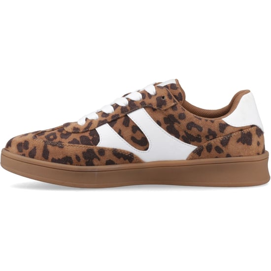 Hush Puppies Maura Textile Textile Women's Leopard Trainers - Image 4
