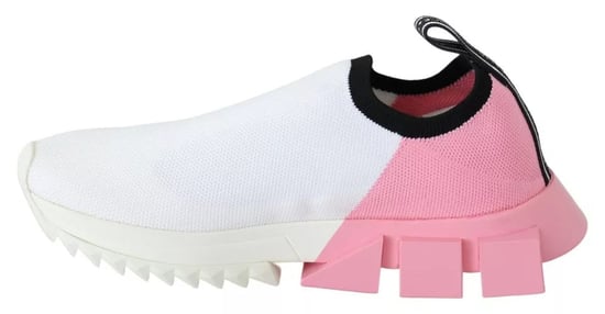 Dolce & Gabbana Roze Witte Logo Sorrento Sneakers Schoenen - Image 2