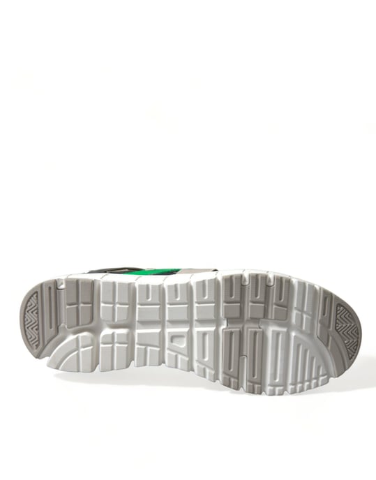 Dolce & Gabbana Flerfärgade Lädersuede Låga Sneakers Skor - Image 6