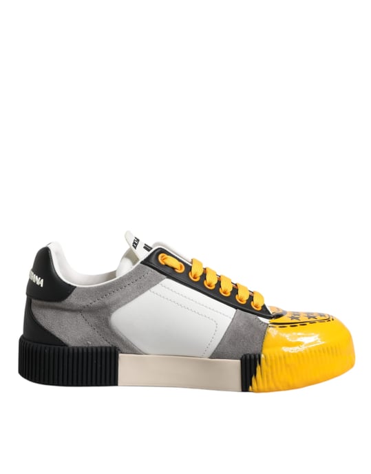 Dolce & Gabbana Multikleuren Leren DNA Lage Sneakers Schoenen - Image 1