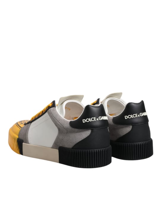 Dolce & Gabbana Multikleuren Leren DNA Lage Sneakers Schoenen - Image 5