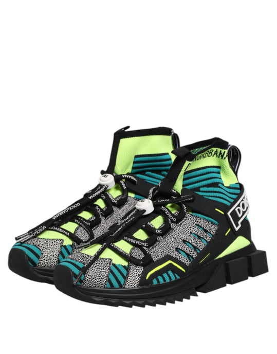 Dolce & Gabbana Multicolor Sorrento Sokken Heren Sneakers Schoenen - Image 4