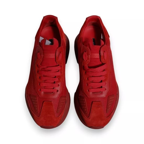 Dolce & Gabbana Rode Leren Daymaster Lage Sneakers Schoenen - Image 2