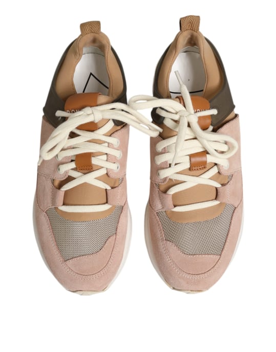 Dondup Multicolor Suède Lage Dames Sneakers Shoes - Image 3