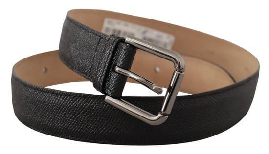 Dolce & Gabbana Zwarte Kalfslederen Bruine Achterband Belt - Image 2