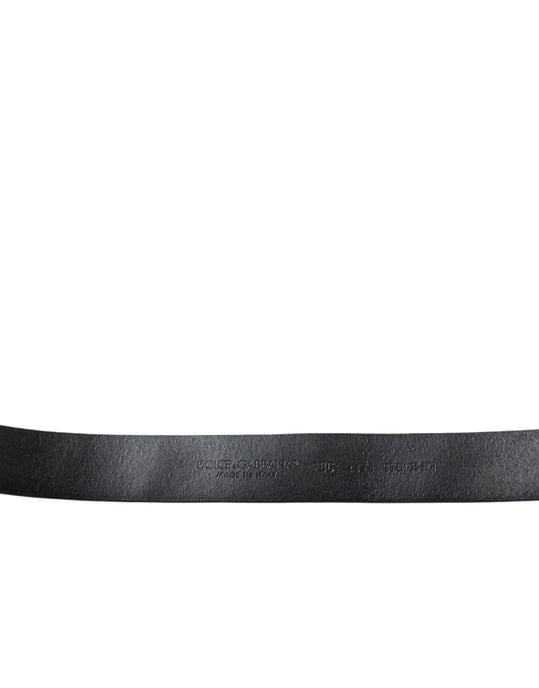 Dolce & Gabbana Zwart Versierd Leren Gegraveerde Boucle Tailleband - Image 3