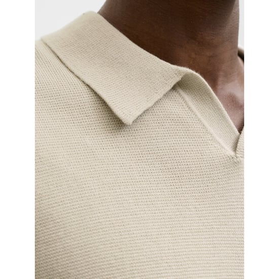 Jack & Jones Jprblamilano spring split neck ss sn zand - Image 4