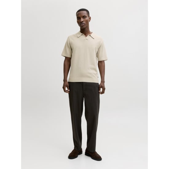 Jack & Jones Jprblamilano spring split neck ss sn zand - Image 5