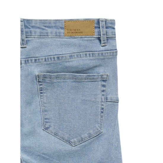 Vero Moda Vmluna mr fold shorts mix ga noos blue denim - Image 5