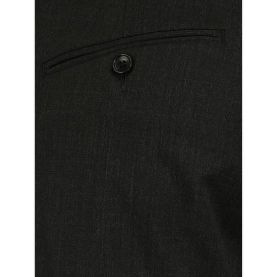 Bos Bright Blue Wollen pantalon wolmix pantalon antraciet 09.a.110/5611 - Image 3