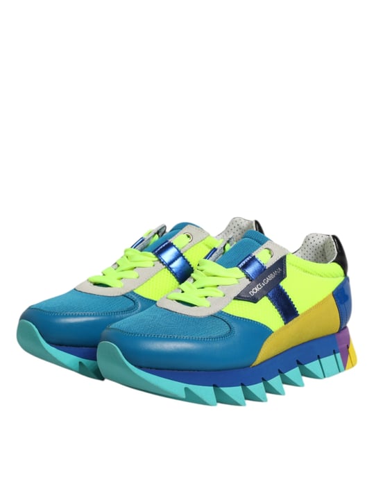 Dolce & Gabbana Multicolor Leren Lage Sneakers voor Heren - Image 4