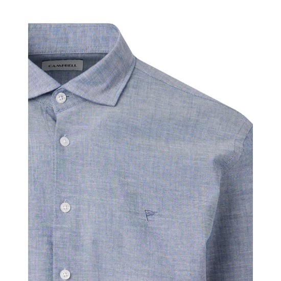 Campbell Casual overhemd donker - Image 3