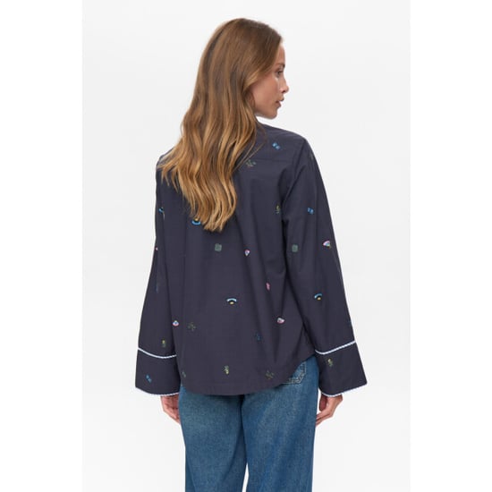 Nümph Nuchiro blouse 705906-sapphire - Image 6