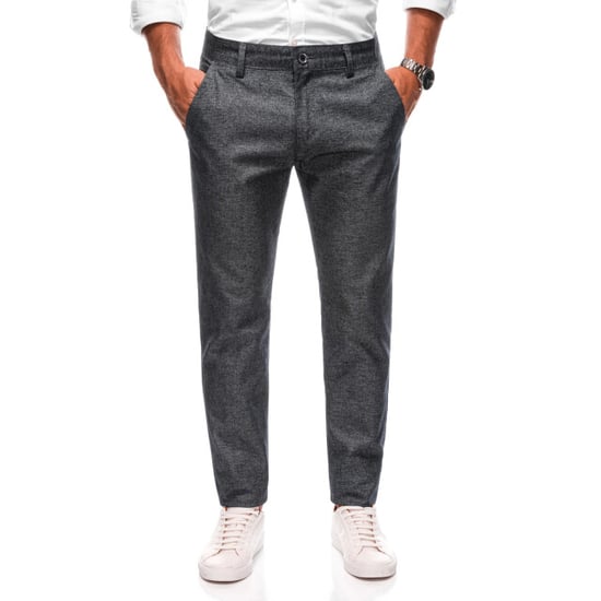 Edoti Style italia herenbroek chino donker grijs stijvol lengte 33 - Image 3
