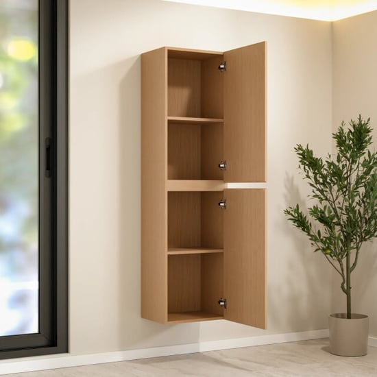 Mirlux Kolomkast ruvo 150cm licht eiken - Image 2