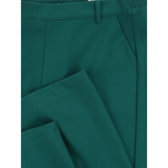 Looxs Revolution Lxs pantalon wide leg clover green voor dames in de kleur - Image 3