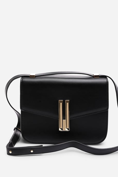 Where's That From Womens 'Delrio' Gold Clasp Cross Body Tofu Bag - Image 2