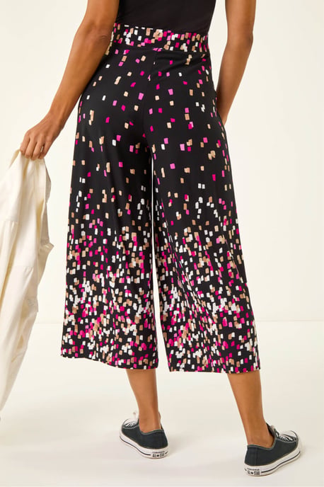 Border Print Culotte Trouser - Image 3