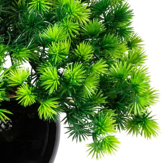 Kopu ® kunstplant bonsai lariks 37 cm met zwarte pot bonsai boompje - Image 3