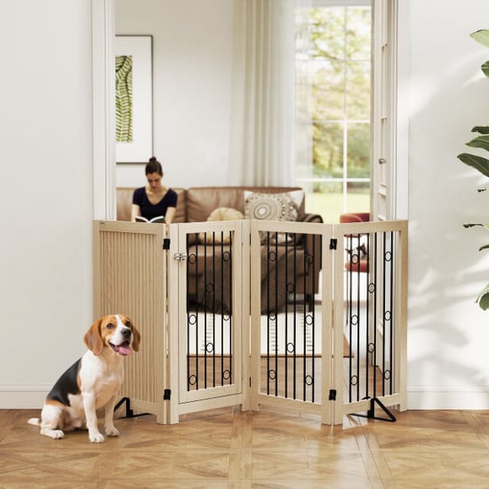 4goodz Opvouwbaar veiligheidshek voor huisdieren 205 cm breed en 90 cm hoog - Image 2