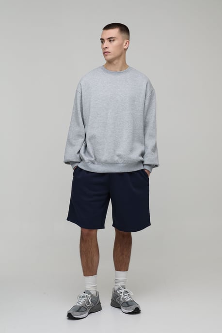Basic Baggy Fit Jersey Short - Image 4