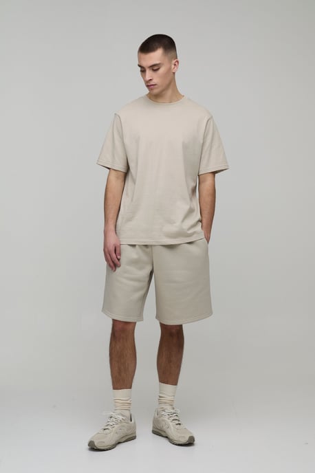 Basic Baggy Fit Jersey Short - Image 4