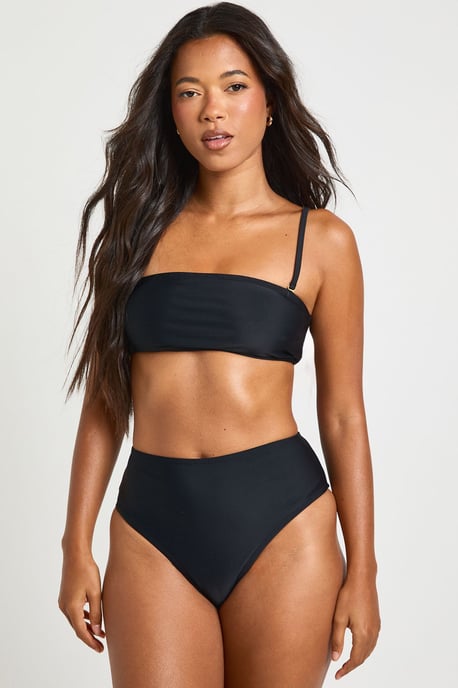 Essentials Detachable Strap Bandeau Bikini Top - Image 3