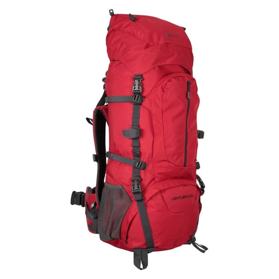 Mountain Warehouse Ventura 65L Hiking Backpack (Red) - Image 3
