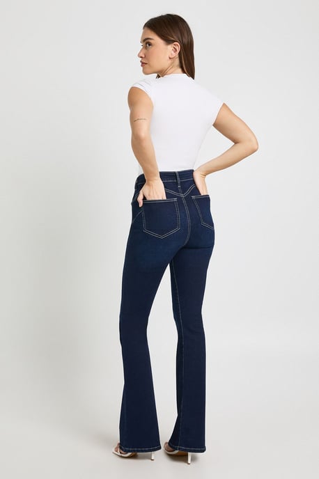 High Waist Booty Lifting Flared Jean - Image 2