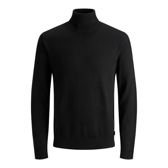 Jack & Jones Tröja Emil Stickad Rulleck Svart - Image 5