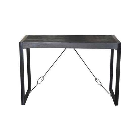 Livingfurn bartafels norris bar table 140cm mangohout / gecoat staal - Image 4