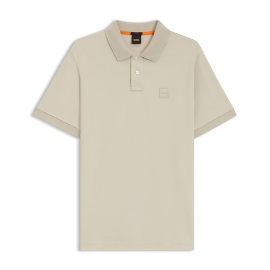 Herenpolo Boss Passenger Slim Fit in beige - Image 1