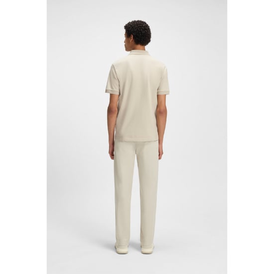 Herenpolo Boss Passenger Slim Fit in beige - Image 3