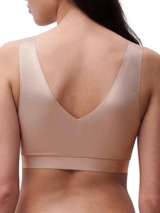 SoftStretch V-Neck Padded Crop Top - Image 2