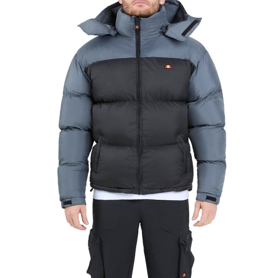 Ellesse Mens Dappiani Padded Jacket (Black/Grey) - Image 3