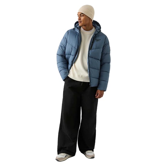 Reebok Heren Stretch Gewatteerd Jasje (Mineraalblauw) - Image 5
