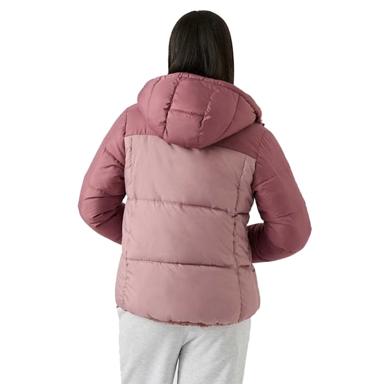 Reebok Dames Sherpa Reversible Puffer Jacket (Dusty Rose) - Image 2