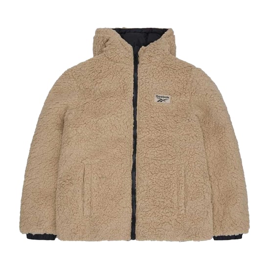 Reebok Dames Sherpa Reversibele Pufferjas (Zwart) - Image 1