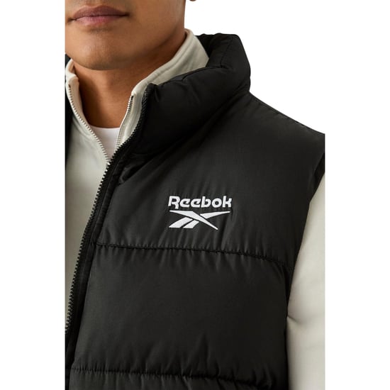Reebok Heren Gewatteerd Gilet (Zwart) - Image 3