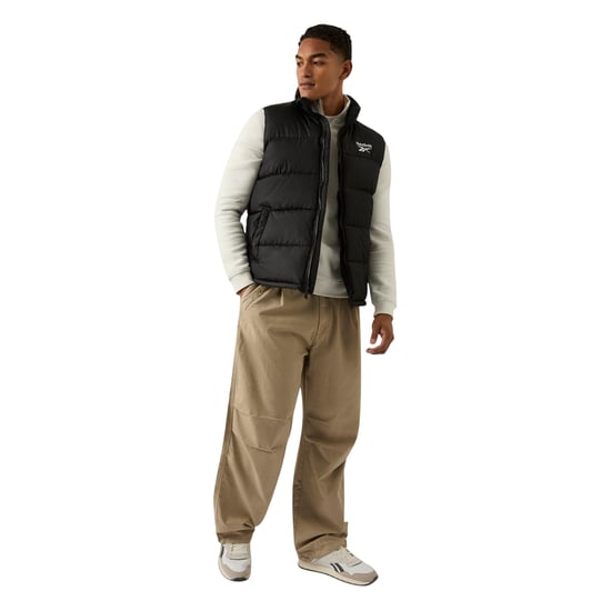 Reebok Heren Gewatteerd Gilet (Zwart) - Image 4