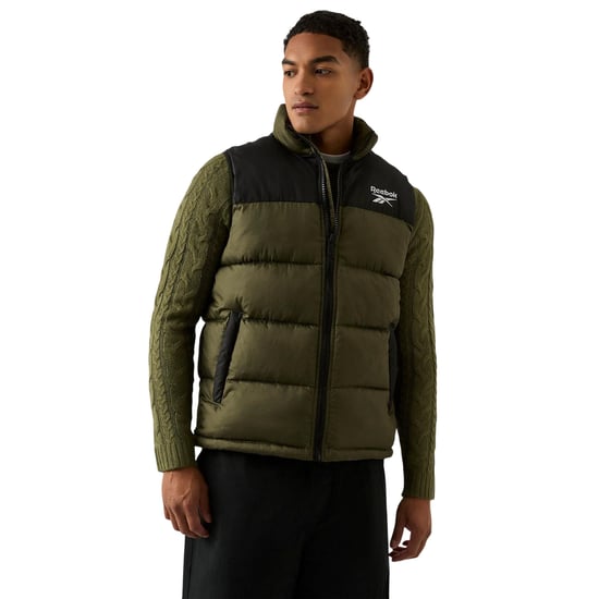 Reebok Heren Gewatteerd Gilet (Olijf) - Image 1