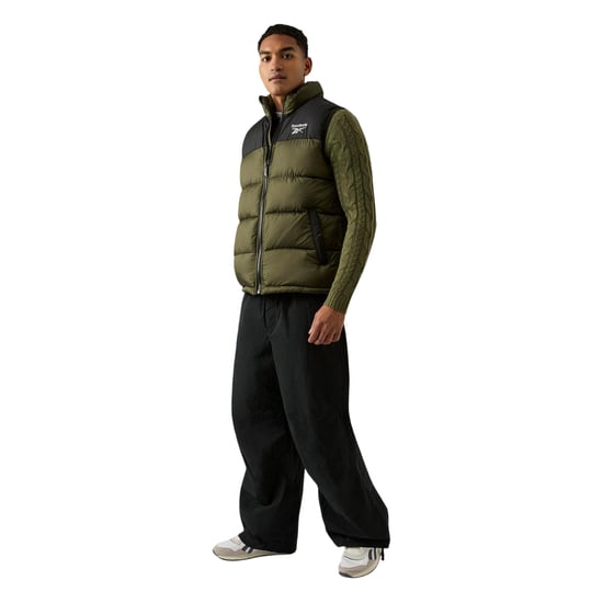 Reebok Mens Quilted Gilet (Olive) - Image 4