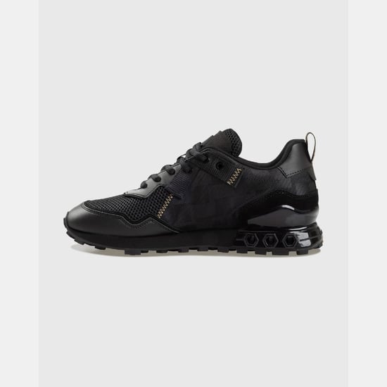 Men's Cruyff Superbia Hex-Tech Trainers in Black Gold - Image 2