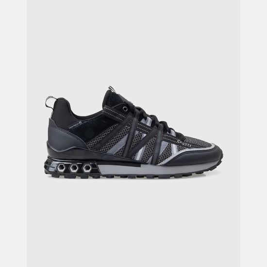 Men's Cruyff Fearia Hex-Tech Trainers in Black Grey - Image 1