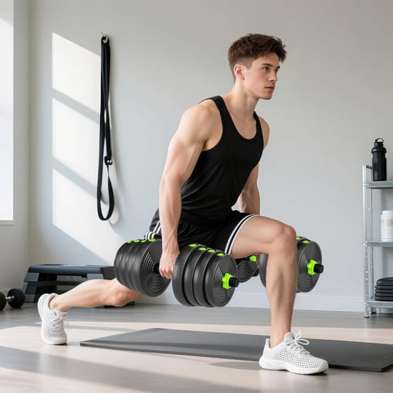 4goodz Verstelbare halterset 30 kg dumbels en barbells halterstang voor - Image 3