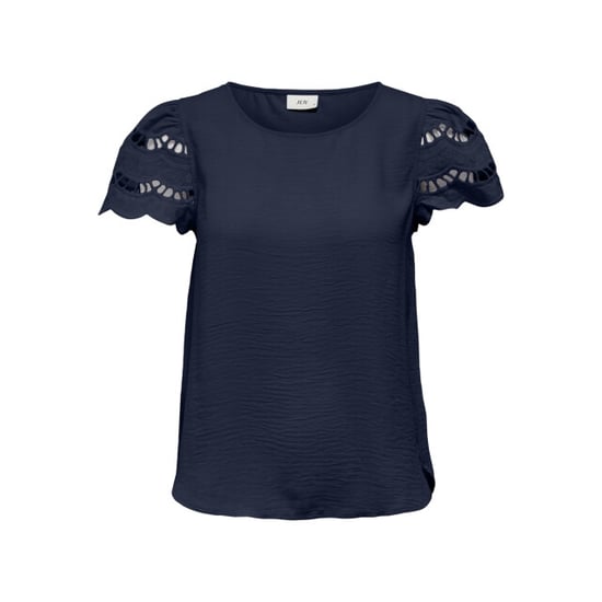 Jacqueline de Yong Jdyhannah ss lace top wvn navy - Image 1