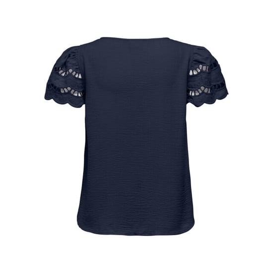 Jacqueline de Yong Jdyhannah ss lace top wvn navy - Image 4