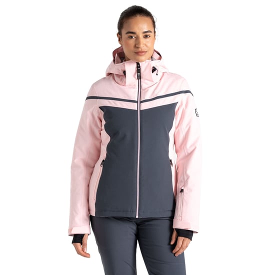 Dare 2B Dam/Ladies Flurry skidjacka (Crystal Rose/Ebony Grey) - Image 4